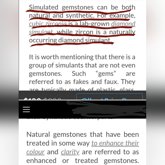 Orange Diamond 7 Stone Ring in Sterling Silver 4.00 ctw - Picture 13 of 15